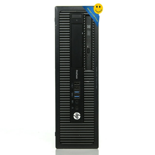 HP ProDesk 600 G1 SFF Desktop Computer Intel Pentium G3220 4GB RAM 240GB SSD DVD Windows 10 Home WiFi Keyboard, Mouse Refurbished