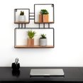 thumbnail image 1 of Truu Design Decorative Square Wooden Floating Wall Shelf, 1 of 7