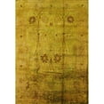 thumbnail image 1 of Ahgly Company Indoor Rectangle Mid-Century Modern Dark Bisque Brown Area Rugs, 7' x 9', 1 of 6
