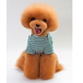 thumbnail image 2 of Camisas para Perros Yuyangstore Camisetas a rayas Ropa para cachorros Algodón Perros pequeños medianos grandes Verduras, 2 of 8