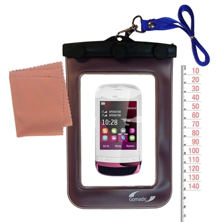 Gomadic Clean and Dry Waterproof Protective Case Suitablefor the Nokia C2-O3 to use Underwater