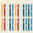 thumbnail image 5 of Clips de hojas sueltas, sujetadores de papel, Clips para encuadernación de plástico, carpetas de archivos, suministros de almacenamiento de papelería para oficina y cuaderno, 100 Uds., 5 of 5