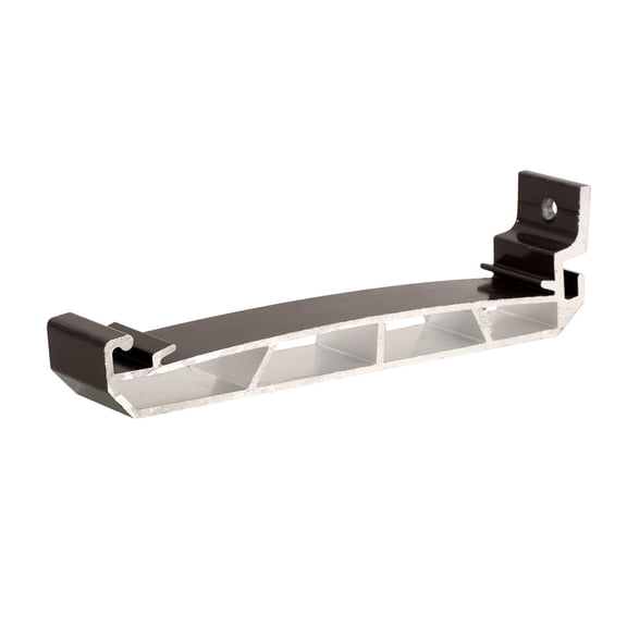 AURARMLET Dark Brown Aluminum Alloy Rain Gutter Bracket Support, 1 Piece Gutter Holder