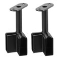 thumbnail image 1 of Lot de 2 Support de Tringle de Placard 1.34 x 0.47 Pouces, Support de Tringle pour Garde-Robe, Noir, 1 of 5