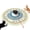 beige-complete machine, variant on Cat Toys Chargeable 5in1 And Seek Automatic Interactive Chirping Moving Ambush Track Balls Indoor Exercise Kicker 24 Inch Cover For All Breeds Boho Style - Blue
