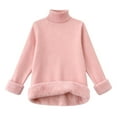 thumbnail image 4 of Chandails à Col Roulé pour Femmes, Yigetop Chandails à Col Roulé Duveteux pour Femmes Chandail à Enfiler d'Automne Tricot Torsadé Manches Longues Hauts de Chandail Chandails pour Femmes Pulls Rose m, 4 of 5