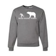 thumbnail image 2 of Wild Bobby Ancient Personal Trainers Funny Bear Chase Unisex Crewneck Sweatshirt, 2 of 6