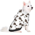 thumbnail image 2 of Fotbe Dachshund Dog Sudadera con Estampado para Perros Pequeños – Suéter con Capucha para Mascotas, Tela Suave de Forro Polar con Bolsillo-Large, 2 of 7