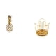 thumbnail image 1 of Figura decorativa de resina dorada para mesa, ideal para oficina, dormitorio, sala de estar, armario o chimenea. Soporte giratorio para tazas. Organiz, 1 of 8