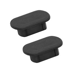 Reese Fifth Wheel Trailer Hitch Cover 58199 16K Series; Replacement Puck Cover For 16K/18K/24K Series; Rubber; Black; Set of 2