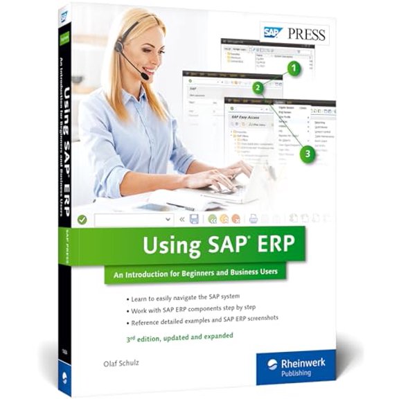 Pre-Owned Using SAP ERP: An Introduction to Learning SAP for Beginners and Business Users (3rd Edition) (SAP PRESS), 9781493214044, 1493214047, Paperback, 3rd edition