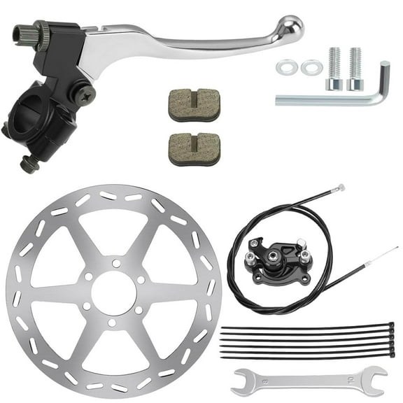 Mini Bike Brake Lever 180mm Disc Brake Rotor   Rear Brake Caliper Works with Coleman CT100U CC100X Baja DB30 Motovox MBX10 MBX11 MMB80 MMB105 79cc 97cc 100cc Powersports Spare Parts