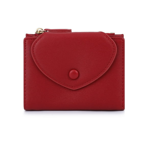TAZAG Women's Simple Buckle Wallet Multi-Card Short Wallet