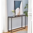 thumbnail image 4 of Console Tables for Entryway, Faux Marble Sofa Tables, Foyer Tables w/Metal Frame, Behind Couch Table for Hallway A, 4 of 4