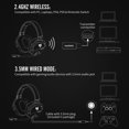 thumbnail image 4 of Auriculares 2.4g auriculares de Juego inalámbricos 3.5 mM auriculares auriculares bt reduce de ruido de auriculares con micrófono, 4 of 6