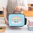 thumbnail image 7 of Cinnamoroll Lunch Bag, Insulated Lunch Bag for Women Men Lunch Box Container Bag Reusable Lunch Tote Bag for Office, Work, Beach, Travel, Picnic, 7 of 7