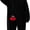 Black A, variant on Funny Big Mouth Monster Onesie, Goofy Plush Cartoon Animal Costume, Ultra-Soft Halloween Cosplay Party Pajamas with Pocket & Pink Big Comb, Ages 2-10 Years