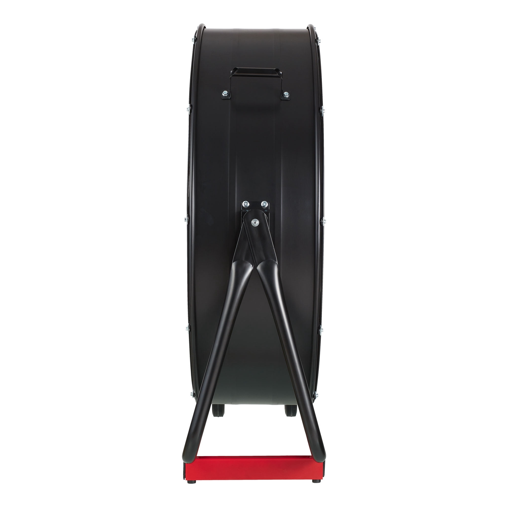 Hyper Tough New 36 inch Portable Commercial Two-Wheeled Slim Drum Fan, Black
