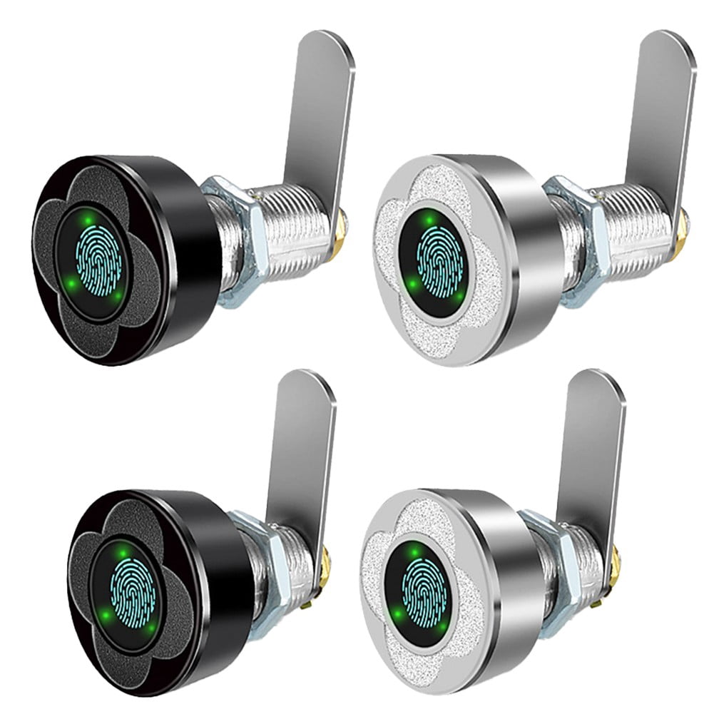 Whatever You Like-Smart Fingerprint Drawer Lock, Rechargeable Cabinet Lock with 360° Biometric Access, 20 Fingerprint Capacity, Aluminum Alloy, USB Charging, 180-Day Battery Life"}