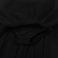 thumbnail image 4 of Aislor Robe de Danse Ballet Dos Croisé Solide pour Filles Costume de Danse Lyrique Moderne Noir G, 4 of 8