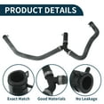 thumbnail image 4 of Manguera del radiador Unique Bargains, manguera de calefacción del radiador, manguera de salida del radiador No. ED818C351AE para Ford Escort 1.5T 2015, tubo de agua de goma negra 1 Pc, 4 of 6