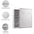 thumbnail image 5 of Bestar Key West Queen Murphy Bed with Closet Organizer (94W) - Engineered Wood, 5 of 16