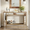 thumbnail image 4 of Tribesigns 47-Inch Console Table, Farmhouse Entryway Console Table with Storage, Industrial Silver Accent Table for Living Room, Entrance, 4 of 9