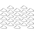 thumbnail image 3 of SHISUYAN 30pcs Triangle Buckles for Trampoline Replacement Silver Galvanized Steel Wire Strong Reusable, 3 of 7