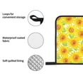 thumbnail image 4 of Cauagu Sunflowers2 Print Oven Mitts and Pot Holders 4 pcs Set,Extra Thicken Long Kitchen Oven Glove Potholders BBQ Gloves-Oven Mitts and Pot Holders(11 Inch), 4 of 6