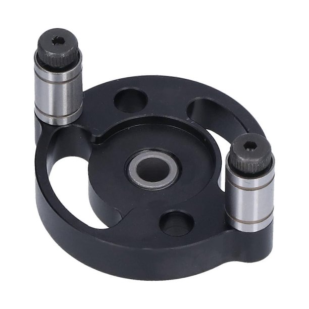 Localizador de aleación de aluminio, kit de plantilla para orificios de bolsillo verticales Cr12 con 8 bujes de perforación, perforadora de orificios rectos para herramientas de carpintería
