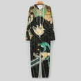 thumbnail image 6 of Demon Slayer Muichiro Tokito Unisex Onesie Pajamas Zipper Jumpsuit Hooded One Piece Sleepwear for Family Mens Womens, 6 of 8