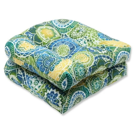 Set of 2 Laguna Mosaico Blue, Green and Yellow Outdoor ...