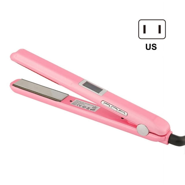 Fer à Friser Ultrasonique Soin des Cheveux Lisses Infrarouges Répare les Cheveux Abîmés avec Écran LCD Cordon Pivotant 360 Nouveau