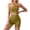 Yellow, variant on WEIee Yoga Clothes for Women Set Workout Outfits for Women One-shoulder Back Beauty Solid Color Tank Top Elastic High Waist Shorts Tracksuit Suit Fashion Holiday Fitness Sportswear Army Green L
