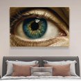 thumbnail image 4 of Close-up Of An Eye Canvas Poster Bedroom Decor Sports Landscape Office Room Decor Gift,Frame-style,12x18inch(30x45cm), 4 of 8