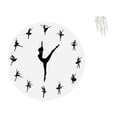 thumbnail image 1 of Reloj De Pared Con Diseño De Bailarina, Silencioso, Decorativo Para Cocina, Oficina, Hogar, Enredaderas Colgantes, Calcomanía De Hojas De Plantas Verdes, Elegante Arte Mural Decorativo Para, 1 of 8