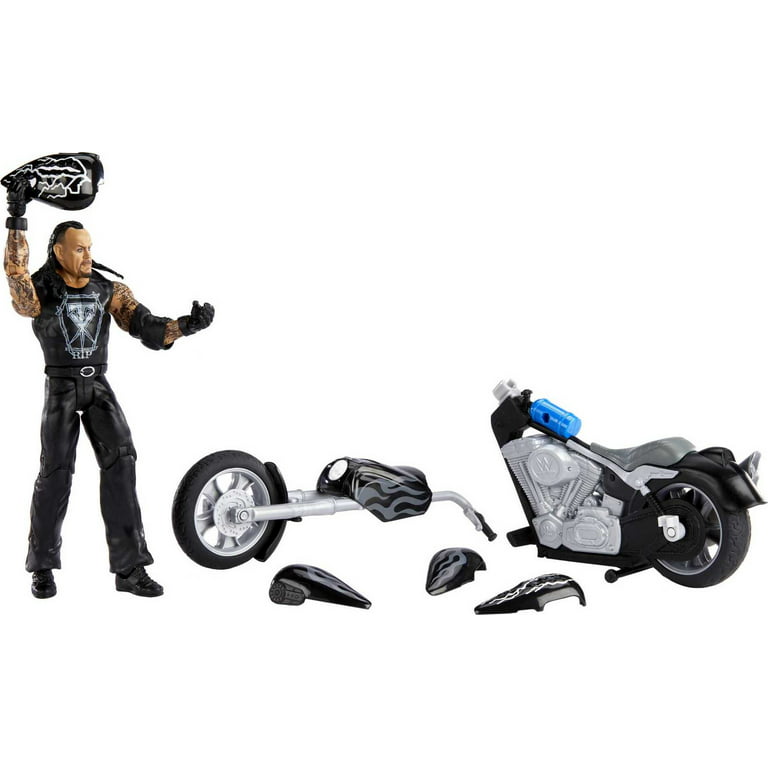 undertaker on his motorcycle