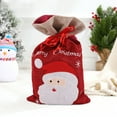 thumbnail image 5 of HongHeng Clearance Under $2.00 Christmas Gift Bags Bags Large Drawstring Gift Bags Drawstring Gift Bags Christmas Decoration Accessories Christmas Candy Party Gifts, 5 of 6
