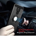 thumbnail image 4 of Phone Case for Motorola Moto G7 Power / Moto G7 Supra / Moto G7 Optimo Maxx, Ring Kickstand Hybrid Case Cover (Blue), 4 of 5