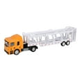 thumbnail image 3 of Vehículos de construcción de juguetes de grúa Tractor en miniatura Ingeniería Ingeniería de camiones de camión plano de juguete para niños suministros Amarillo, 3 of 8
