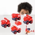 thumbnail image 5 of Vehículo de Ingeniería Zulema Juguetes de Construcción Rojo Dinosaurios, 5 of 5