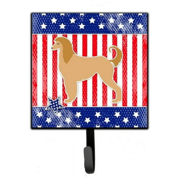 Carolines Treasures BB3306SH4 USA Patriotic Afghan Hound Leash or Key Holder