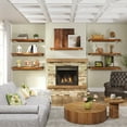 thumbnail image 6 of 6 Pack Heavy Duty Shelf Bracket, 8 inch Floating Shelf Brackets(1/5"-Thick) White Metal Wall Shelf Support Brackets, Holds 160+lb, 6 of 7