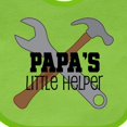 thumbnail image 4 of Inktastic Papa's Little Helper Boys Baby Bib, 4 of 4