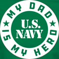 thumbnail image 3 of CafePress - U.S. Navy My Dad Is My Hero Women's Dark T Shirt - Women's Traditional Fit Dark T-Shirt, 3 of 4