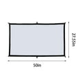 thumbnail image 3 of Portable Projector Screen under $5! kkbbma Foldable Projector Screen,Portable Movie Screen 16:9 Format,Anti-Crease Indoor Outdoor Projection Screen,Double Sided Video Screen for Home Camping Party, 3 of 8