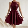 thumbnail image 2 of Vestido ajustado sin mangas con lentejuelas, elegante y a la moda para mujer - Poliéster, diseño brillante para fiestas/veladas, 2 of 5
