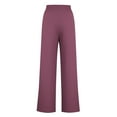 thumbnail image 3 of JIUKE Sweatpants for Women Loose Fitted Casual Wide Leg Trousers Drawstring High Waisted Lounge Pants with Pockets, 3 of 4