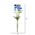 thumbnail image 3 of Vickerman FR190104 27 in. Blue Daisy Spray, 3 of 3