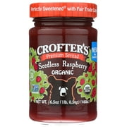 Crofters Fruit Spread Organic Premium Raspberry, 16.5 Oz